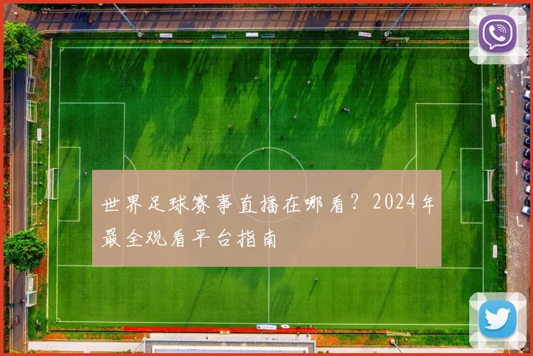 世界足球赛事直播在哪看?2024年最全观看平台指南